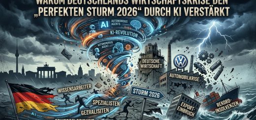 Perfekter Sturm 2026: Warum Deutschlands Wirtschaftskrise und die KI-Revolution eine historische Katastrophe erzeugen