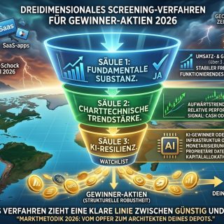 Gewinner-Aktien finden in einer unruhigen Welt – ein dreidimsionales Screening-Verfahren