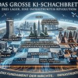 Das große KI-Schachbrett: Drei Lager, eine Infrastruktur-Revolution und der stille Krieg um das Fundament