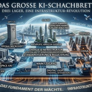 Das große KI-Schachbrett: Drei Lager, eine Infrastruktur-Revolution und der stille Krieg um das Fundament