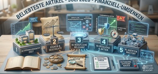 Die beliebtesten Artikel auf finanziell-umdenken im Juli 2026