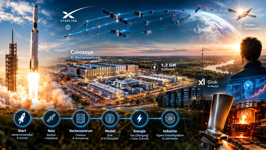 SpaceX bis 2030: Die Kette, die Sonne und die offene Entscheidung